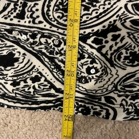 Catherines 3/4 Sleeve Paisley Print Top - Picture 6 of 8